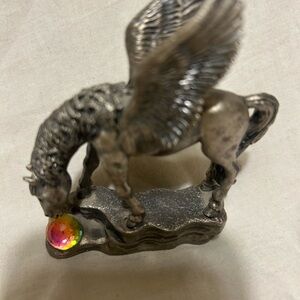 ASUS Silver Pegasus Figurine with rhinestone.